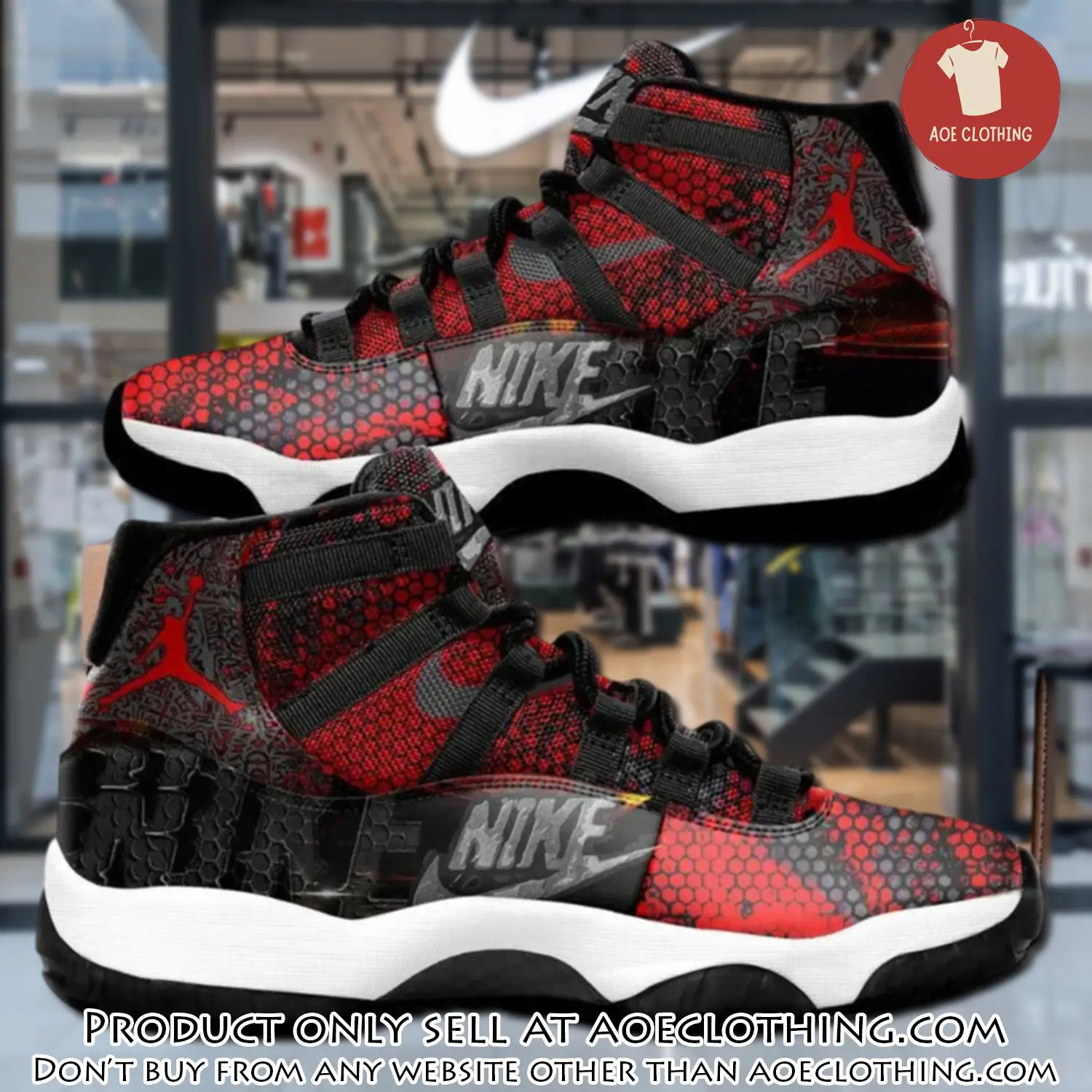 Nike red air jordan 11 sneakers shoes hot  for men women aoe0446469